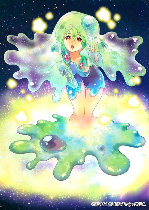 10月8日(土)新発売のWXDi-P11 ウィクロスTCG ブースターパック REUNION DIVA に「ウトゥルス・テリトリー」「羅菌 アメーバ」描かせていただきましたぜひぜひよろしくお願いします!#wixoss#ウィクロス発売記念 