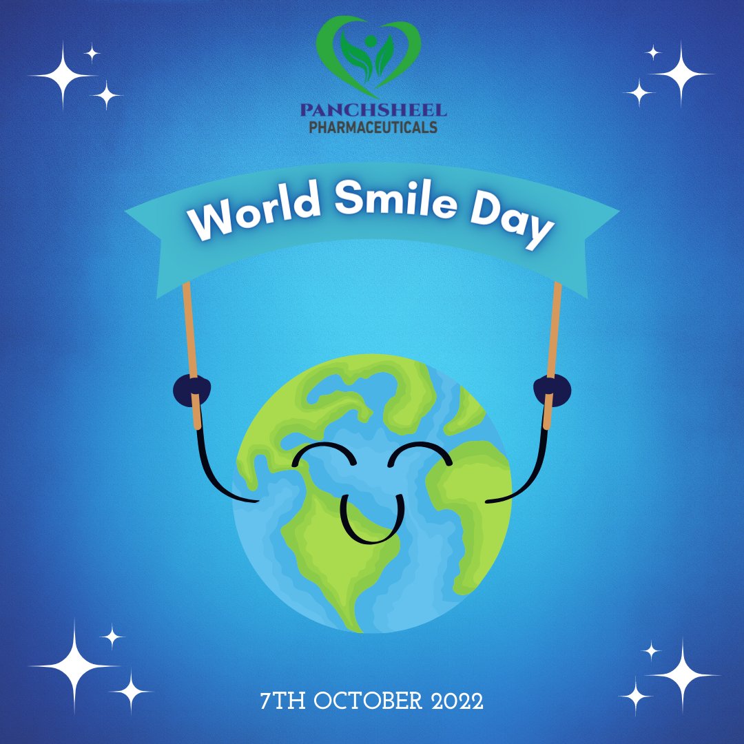 Panchsheel pharmaceuticals celebrates world smile day 😄
A warm smile is the universal language of kindness. 

Shop now  7599180999
.
.
.
.
.
.
#panchsheelpharmaceuticals #worldsmileday #smile #keeponsmiling #smilingishealthy #smilingistherapy #healthy #natural #trending #ayurved