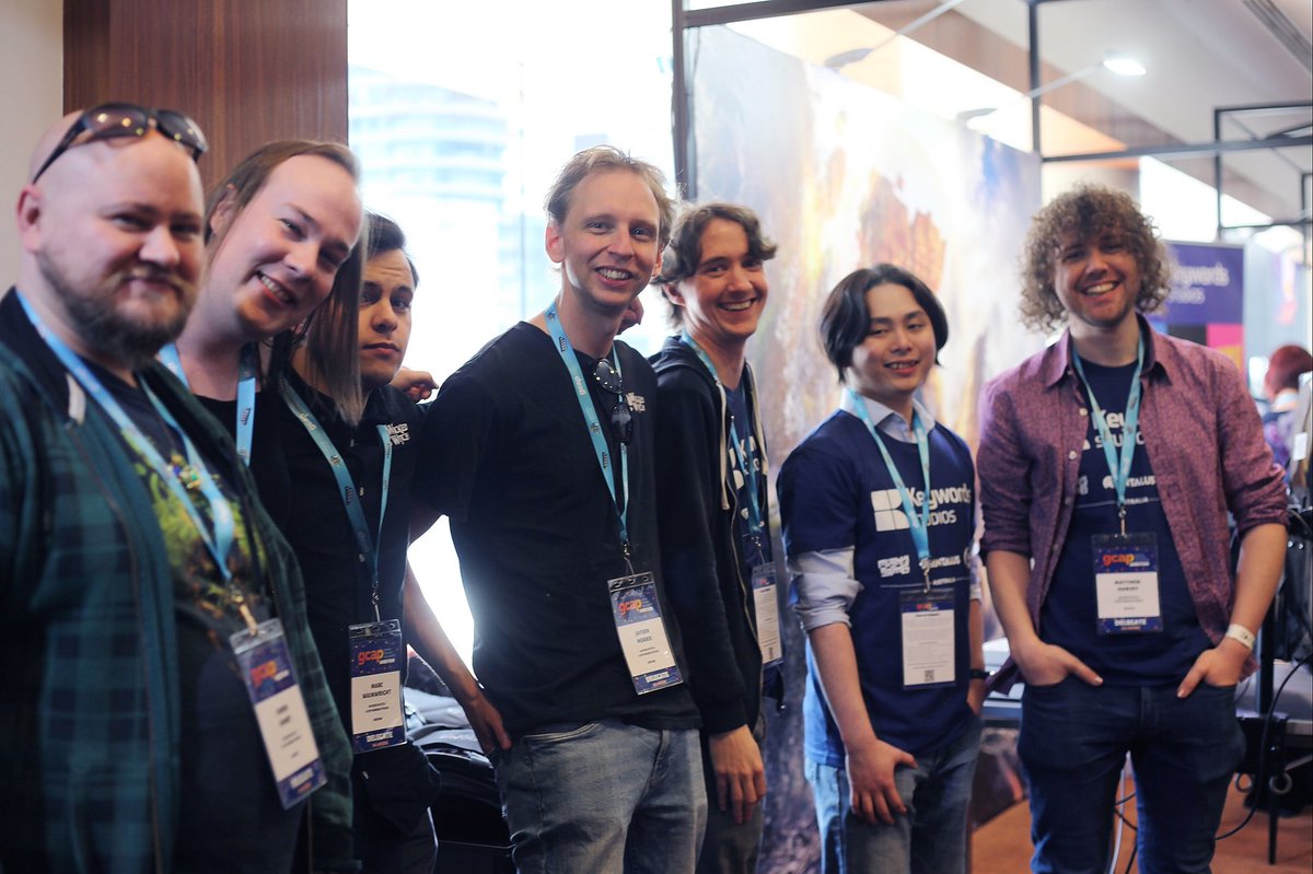 KeywordsStudios's tweet photo. Our team had a blast at #GCAP22 this week. And today they enjoyed their first day at #PAXAUS.
#MIGW22 is still in full swing till Oct 9. Make sure to connect with us during one of our speaker sessions or visit our booth near the Clarendon St entrance. We're hiring! 
#Melbourne https://t.co/edJnLozdNB