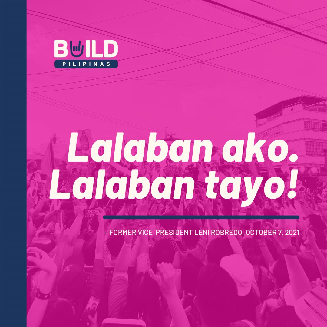BUILD Pilipinas on Twitter "Hindi pa tapos ang laban! Ang tunay na
