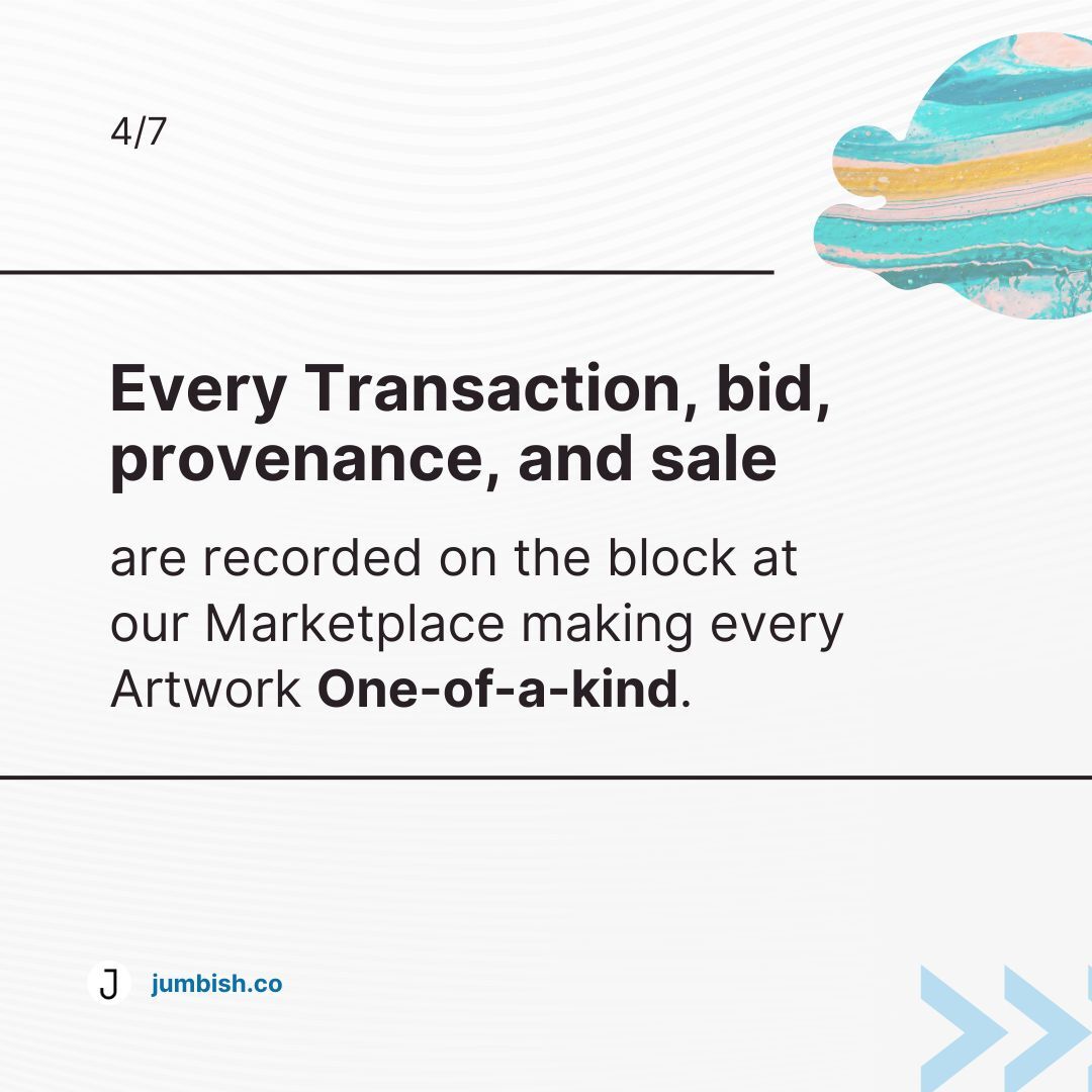 Jumbishcreation's tweet photo. NFTs' recent rise in popularity has promised to revolutionize the Art industry. As an Art-Tech platform here we're answering- “What’s in it for you?” as a whole.

If you are still wondering what's NFT art and what we bring in it? We recommend you visit https://t.co/ivx7i11JRY https://t.co/IzVFlshUuU