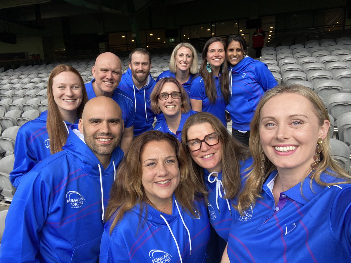 It’s been a big day for our board with the #WISB22 breakfast and a full strategy day with our entire board meeting in person for the first time in almost 3 years! #WomenInSport 

Matching shirts thanks to #DiamondSports