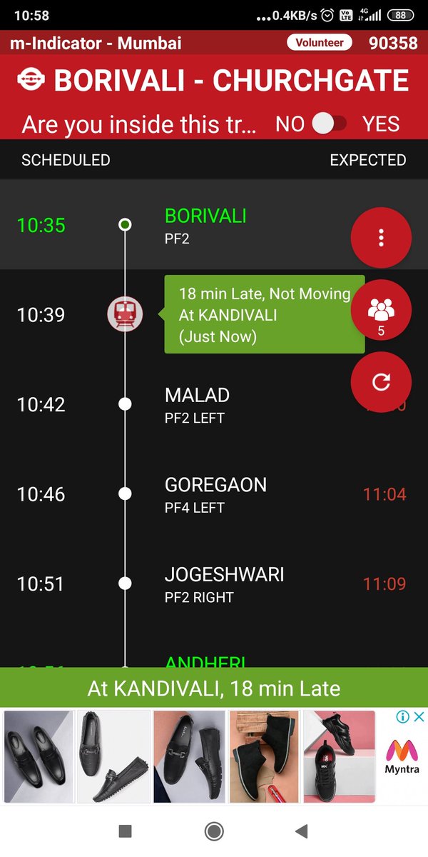vickybshah's tweet photo. Implementation of new time table has certainly not resolved trains delaying issue. Infact it's has made it more worse. 15-20 mins on daily basis is not at all acceptable. I wonder why many commuters are mute over this major issue. @srdombct @WesternRly @mid_day https://t.co/2EVPPxdO6a