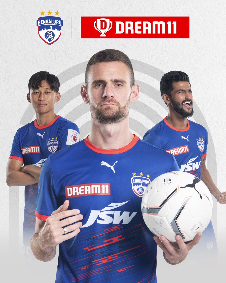 bengalurufc's tweet photo. The Blues are excited to announce @Dream11 as Associate Partners ahead of the 2022-23 Hero Indian Super League campaign. 🤝

#WeAreBFC #NothingLikeIt #DreamBig https://t.co/COUWioVjUD