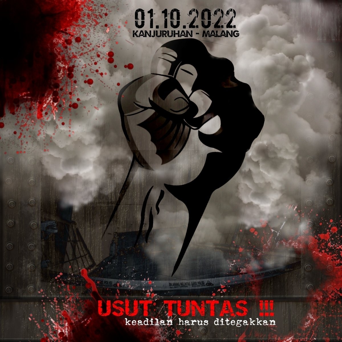 arema_trans's tweet photo. 7 hari Indonesia berkabung 🥀
(𝗞𝗔𝗡𝗝𝗨𝗥𝗨𝗛𝗔𝗡 - 𝗠𝗔𝗟𝗔𝗡𝗚) 
Keadilan harus ditegakkan
#UsutTuntas 
#TragediKanjuruhan 
#Bersatu https://t.co/KdAszsrLCe