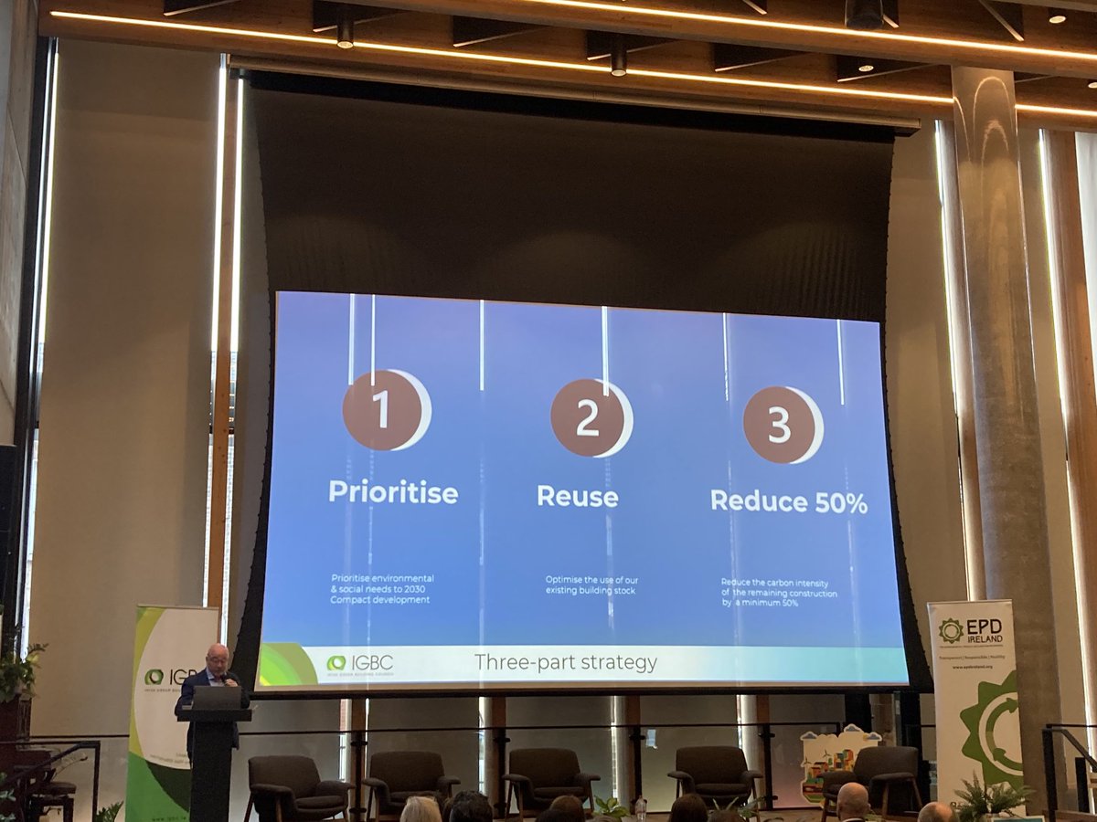 ivanabacik's tweet photo. Glad to be at ⁦@IrishGBC⁩ launch this morning in #WindmillLane Dublin 2 #ZeroCarbon #BuildingLife #ClimateEmergency #IGBC https://t.co/3LkJk2GZn4