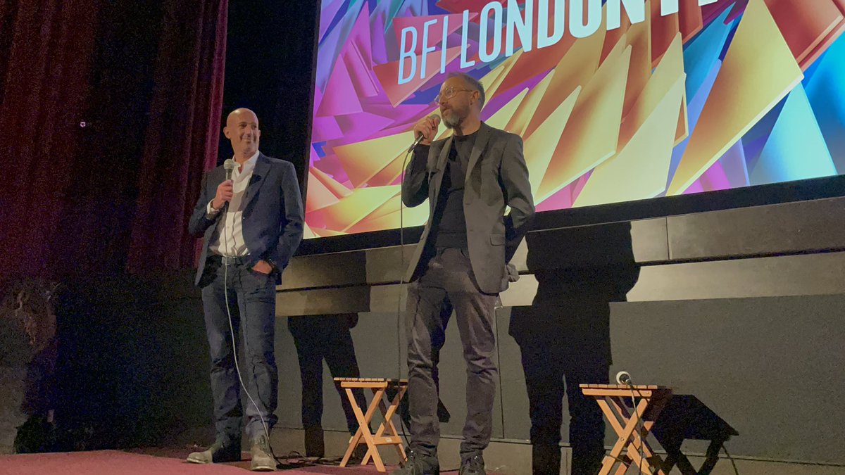 scottconway1's tweet photo. Great night &amp; hilarious movie @ThePCCLondon for the World Premiere of The Estate, with @OldManMcf part of the #LFF2022 #lff took it up a level… the intro and Q&amp;A were a bonus with writer/director @deancraig &amp; Producer Mark Goldberg #sky @skymovies … https://t.co/FBWab0tfng