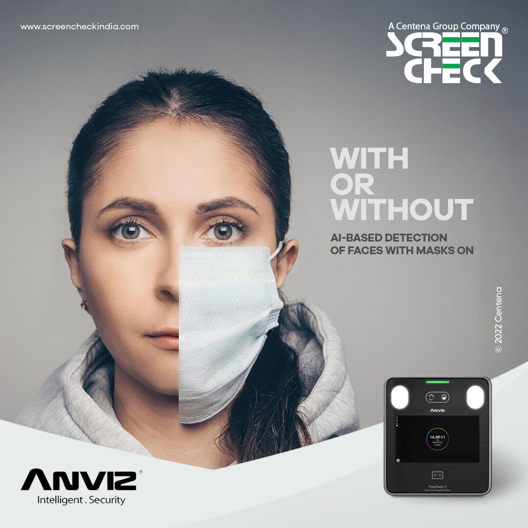 ScreencheckInd's tweet image. Is your access security adaptable to the new world orders? Bringing face recognition solution to detect faces with the mask on. Yes, Anviz Facedeep 3 comes with AI deep-learning mask-wearing detection.

Visit Us: screencheckindia.com/product/facede…

#anviz #facedeep #facedeep3 #anvizindia