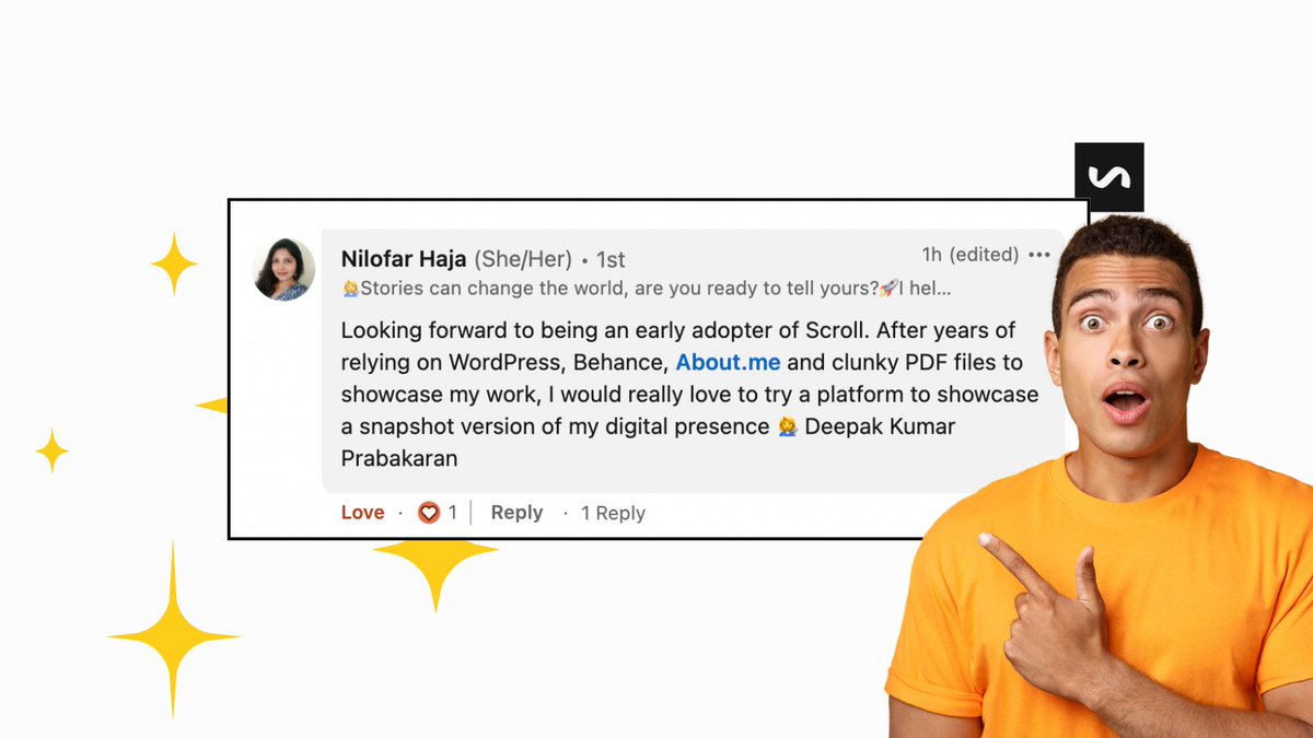 <a href="/beehiiv/">beehiiv 🐝</a> <a href="/Scrollmetoday/">Scrollme.today</a> Better times are ahead. I got two more subscribers. And this comment. [ one unsubscribed though 👀]

Scroll 🪳 your 🦕 content.

Today

🔲 talk to 10 people
🔲 Work on onboarding copy
🔲 Think of some viral ideas to get the next 100 subscribers