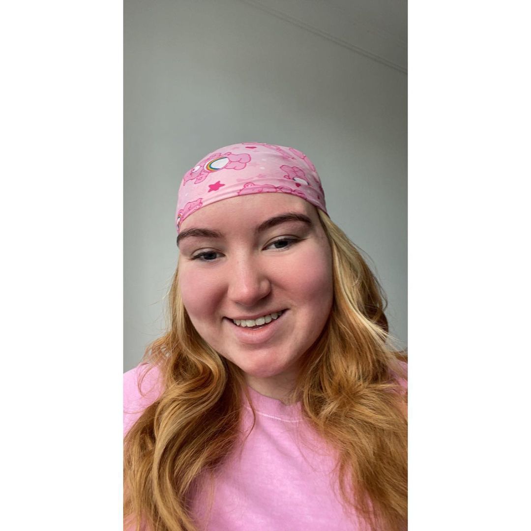 Let's give it up for Siobhan who is taking on our 'Cover It' challenge 💁 Thanks Siobhan for styling it up this #BandannaDay and standing up to cancer 💚 You too can take the Cut, Colour or Cover challenge here 👉 bit.ly/3RgXzHq
