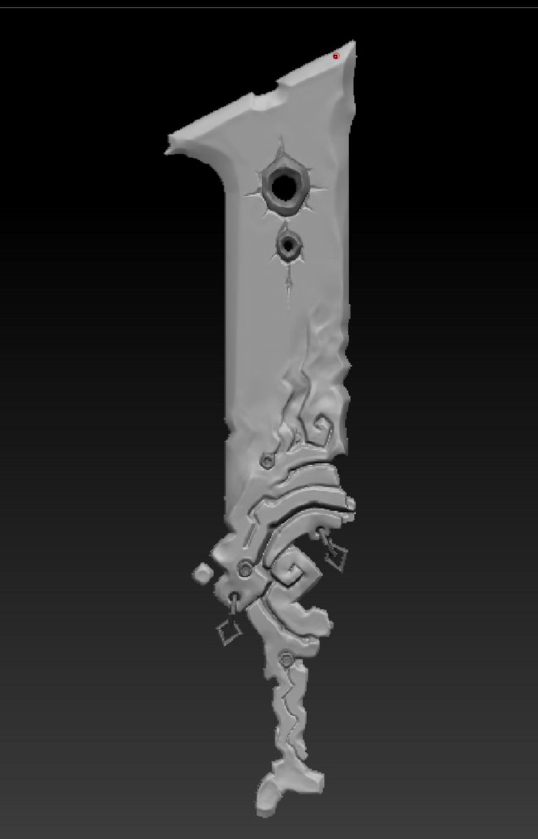 mechanizedmagik's tweet photo. Just about done sculpting...on to retop.
Here is the concept as well.
#artistsontwitter #3dart #zbrush #swordart #gamedev #proparty https://t.co/GJCPF5uAbV