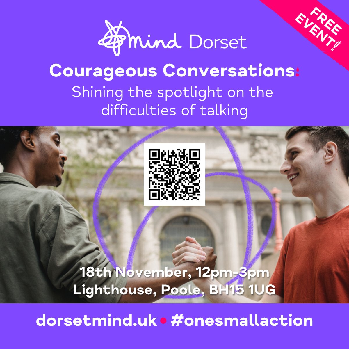 DorsetMind's tweet photo. In our NEW FREE Community Conference, our expert trainers will focus on the power of talking. Let's #GetDorsetTalking!
Takeaway #OneSmallAction from the day: https://t.co/51f4qMrwhx
Sponsors: @afcbournemouth @AFCBCommunity @TrethFamilyLaw @LighthousePoole #Poole
@DrAndyMayers https://t.co/EhIch5aHak