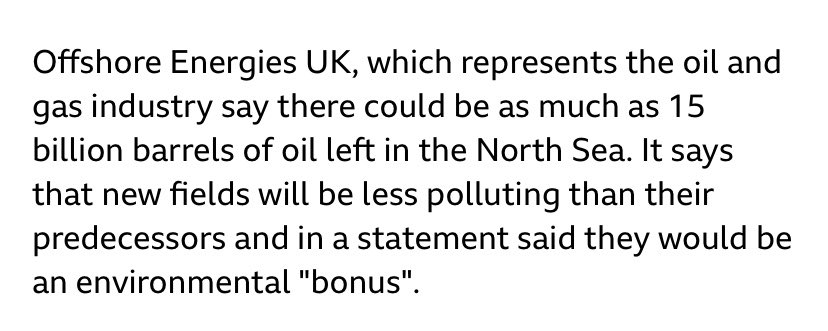 Wonderful news this am that we have issued 1000 new oil and gas exploration licenses. Great work Jacob. Excited for this “environmental bonus”. 🙄🙄 Ps the only financial impact here will be in company profits, not bills. No medium term self-sufficiency gains either. 🙈