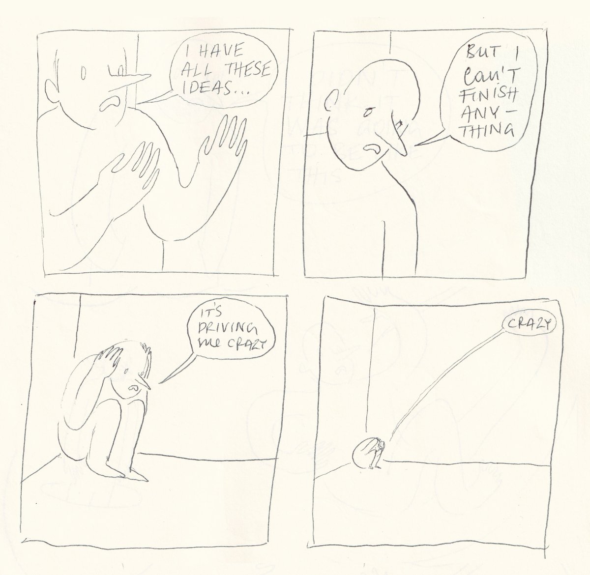iris_e_hable's tweet photo. Sometimes it is like that. 
But then carry on and do the thing. 

#motivation #inspiration #comic #crazy #drawing #sketch #writersblock  #therethere https://t.co/srCeg4dDbg