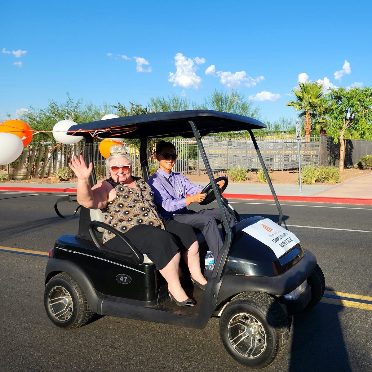 A lot of fun at the Cathedral City High School Homecoming Parade (and we beat the sandstorm)!

#cathedralcityca #cathedralcity #catcity #cathedralcityhighschool #psusd