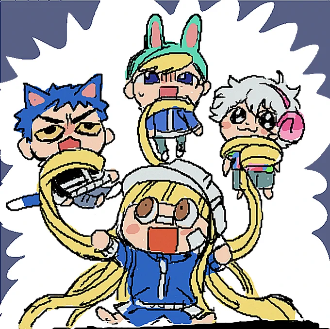 あつ森擬人化エチャラクガキ 