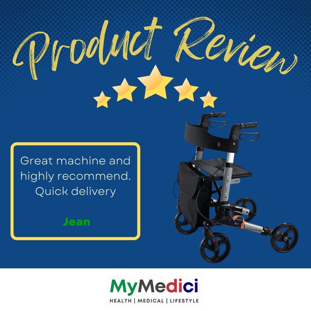 Thanks for the product review, Jean. 
mymedici.com.au/product/rollat…
#MyMedici #Medicalproducts #Healthcareproducts #Lifestyleproducts #LocalSunshineCoastBusiness #Rollatorwalker #EuroWalker #productreview