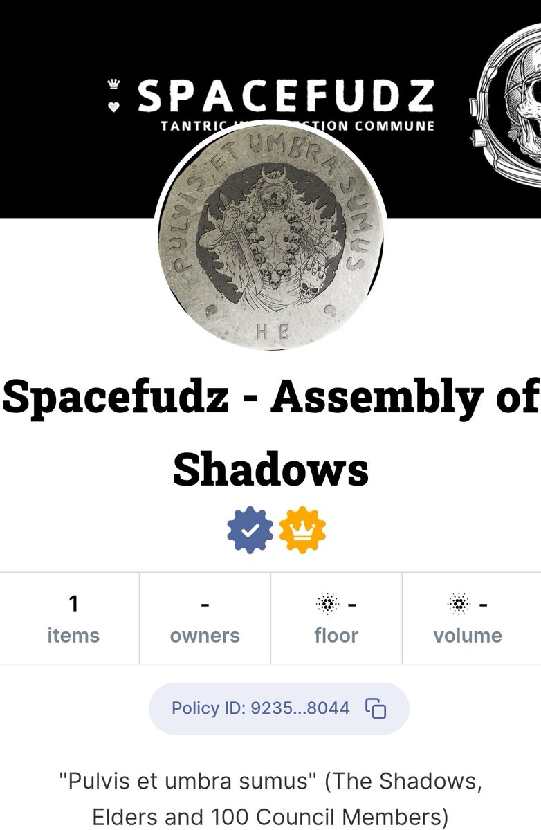 McCardonalds's tweet photo. Ready to throw out from Assembly of Shadows? 😉
#spacefudz #assemblyofshadows #cnft #nft #cardano #ergo https://t.co/kruxY0CUkt