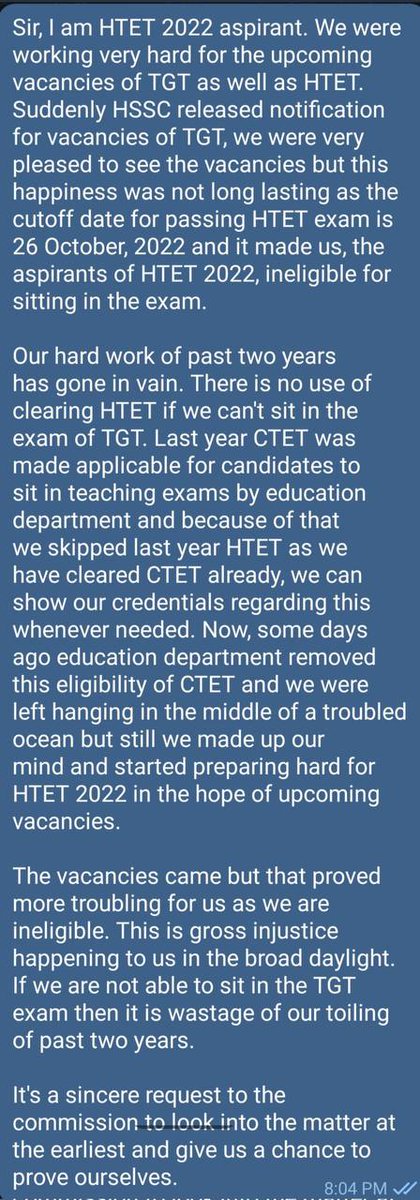 harshdalal23's tweet photo. @cmohry @mlkhattar @Dattatreya @Dchautala @anilvijminister @chkanwarpal @Haryananewz @csharyana @DiprHaryana 

#Htet2022
#givechancetoHtet2022 https://t.co/UcQD8eiox9