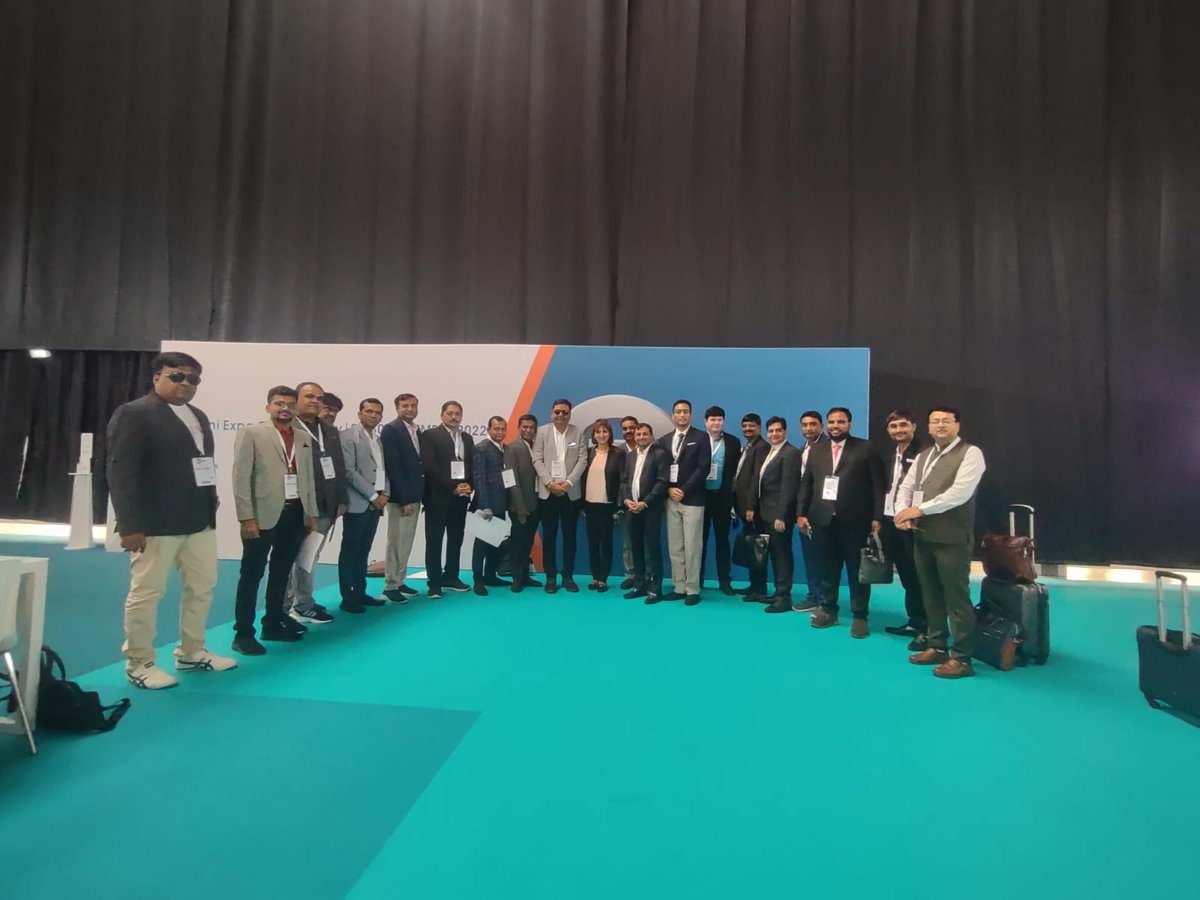 ITANewDelhi's tweet photo. A delegation of 25 from India 🇮🇳 and Bangladesh 🇧🇩 was selected by #ITANewDelhi for #Tecna, an international marketplace in Italy 🇮🇹. Organized by #ACIMAC and @IEGexpo offering the best innovation in aesthetics and processes for the #machinery sector. @ITAtradeagency #Beit https://t.co/Hkgpoj5ROu