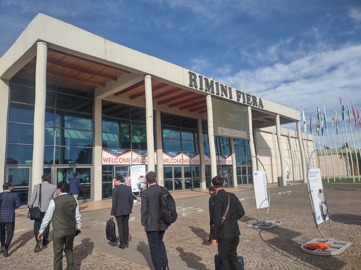 ITANewDelhi's tweet photo. A delegation of 25 from India 🇮🇳 and Bangladesh 🇧🇩 was selected by #ITANewDelhi for #Tecna, an international marketplace in Italy 🇮🇹. Organized by #ACIMAC and @IEGexpo offering the best innovation in aesthetics and processes for the #machinery sector. @ITAtradeagency #Beit https://t.co/Hkgpoj5ROu