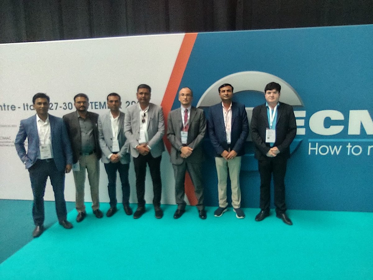 ITANewDelhi's tweet photo. A delegation of 25 from India 🇮🇳 and Bangladesh 🇧🇩 was selected by #ITANewDelhi for #Tecna, an international marketplace in Italy 🇮🇹. Organized by #ACIMAC and @IEGexpo offering the best innovation in aesthetics and processes for the #machinery sector. @ITAtradeagency #Beit https://t.co/Hkgpoj5ROu