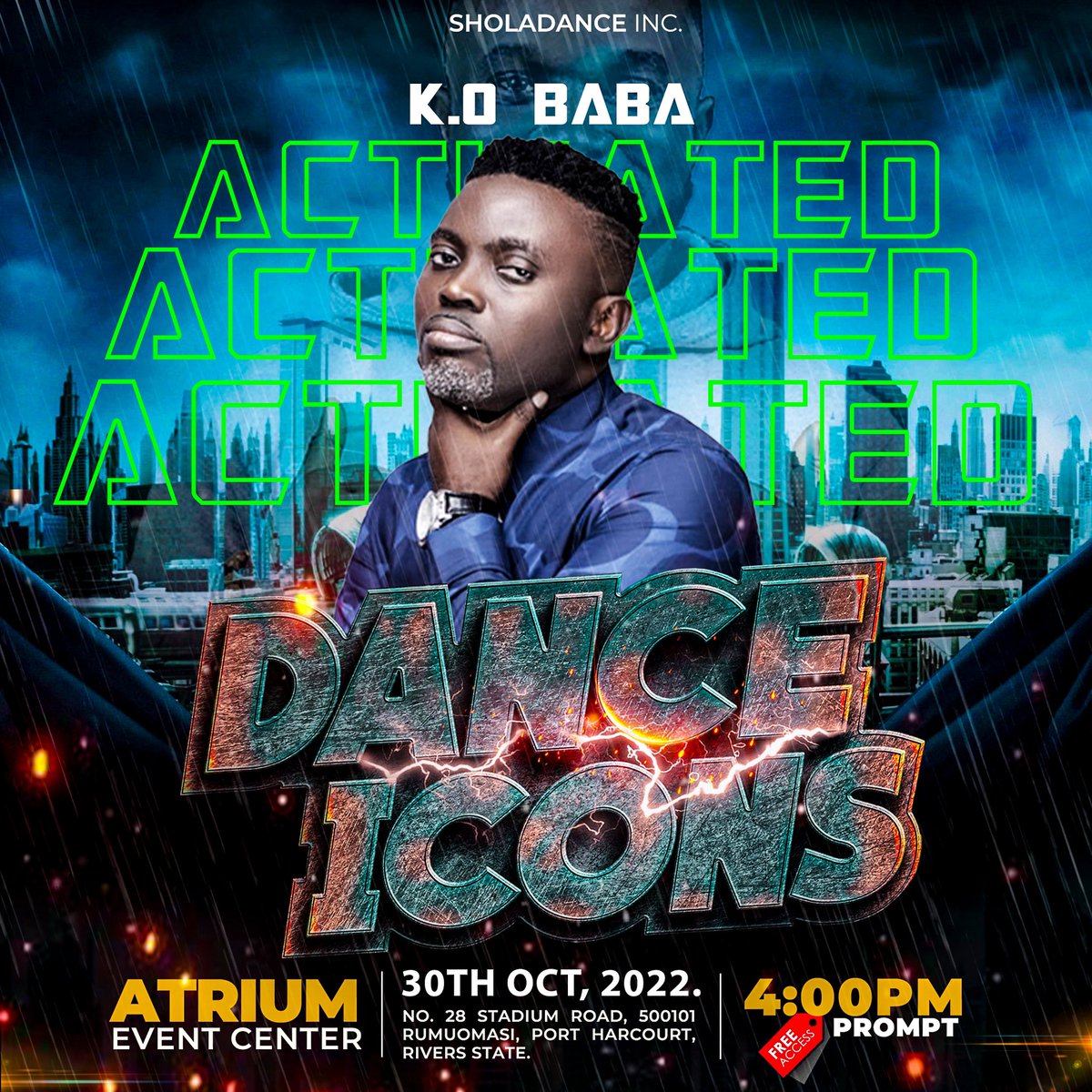 danceicons_ng's tweet photo. KObaba Jornsen The Mayor of pitakwa Is one of Nigeria's finest and award winning stand up comedian.
DANCE ICONS wishes you a splendid birthday.

Register to reserve a seat.
https://t.co/NcHIkuiKC7

#Danceicons
#portharcourtdance https://t.co/h8Df3Fy8sq