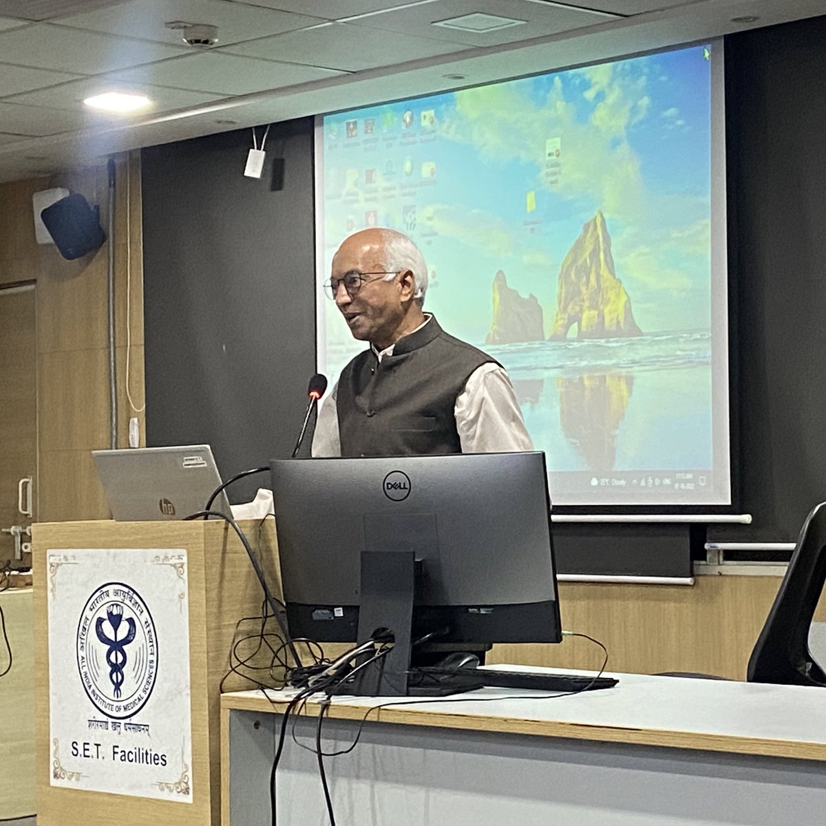IFCPAR/CEFIPRA (@ifcpar) on Twitter photo Prof. Sylviane Muller at All India Institute of Medical Sciences (AIIMS), New Delhi, delivering second lecture under CEFIPRA Lecture Series.
<a href="/IndiaDST/">DSTIndia</a> <a href="/aiims_newdelhi/">AIIMS, New Delhi 🇮🇳</a> <a href="/francediplo_EN/">France Diplomacy 🇫🇷🇪🇺</a> <a href="/FranceinIndia/">French Embassy in India 🇫🇷🇪🇺</a> <a href="/CNRSinIndia/">CNRSinIndia</a> <a href="/SriniKaveri/">Srini</a> Prof. Sylviane Muller at All India Institute of Medical Sciences (AIIMS), New Delhi, delivering second lecture under CEFIPRA Lecture Series.
<a href="/IndiaDST/">DSTIndia</a> <a href="/aiims_newdelhi/">AIIMS, New Delhi 🇮🇳</a> <a href="/francediplo_EN/">France Diplomacy 🇫🇷🇪🇺</a> <a href="/FranceinIndia/">French Embassy in India 🇫🇷🇪🇺</a> <a href="/CNRSinIndia/">CNRSinIndia</a> <a href="/SriniKaveri/">Srini</a>