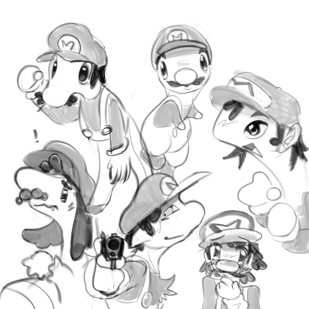 Did you know? The artists of the #SuperMarioBrosMovie had to go through several possible Mario designs before settling on the final one, as seen in the trailer. Here's an exclusive look behind the scenes