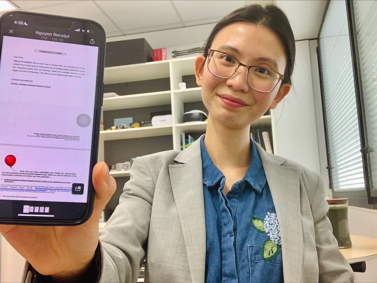 Adelaide University Graduate Research School tweet media