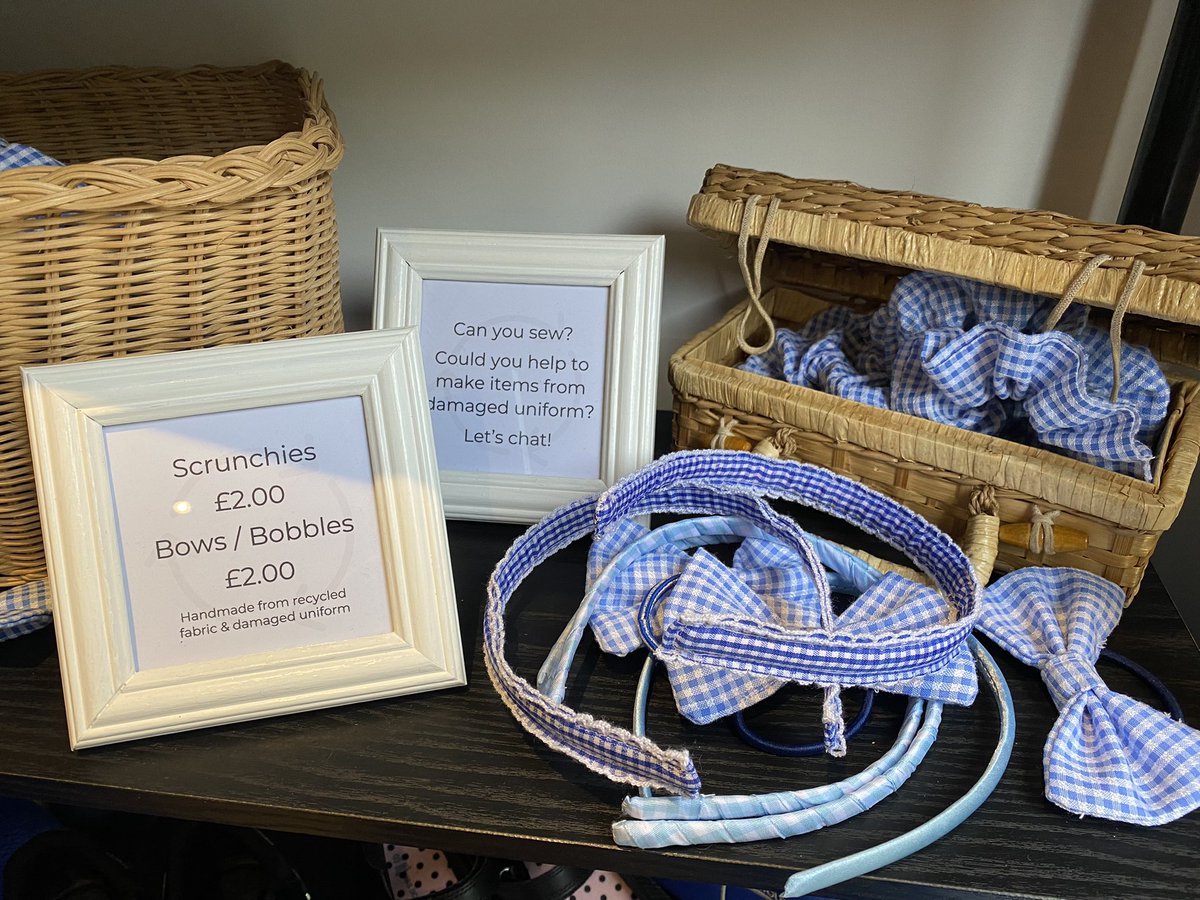 Our #schooluniform shop <a href="/GPSBury/">Greenmount Primary School</a> has had a restock of bobbles, bows and headbands all made from #recycled material. Just £2 each with all money going to the #PTA charity ♻️💙
