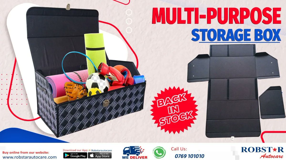 RobstarAutocare's tweet image. Neatness is a #lifestyle!
How do you keep your car tidy?
Order a #bootorganizer today
We deliver country wide.