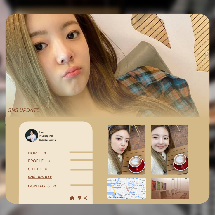 ⠀
         イシラ   —   SNS update.
               10. 07. 2022.
            ⌕   Location Disabled.
               
              ❝ kapinta day~ ❞
⠀