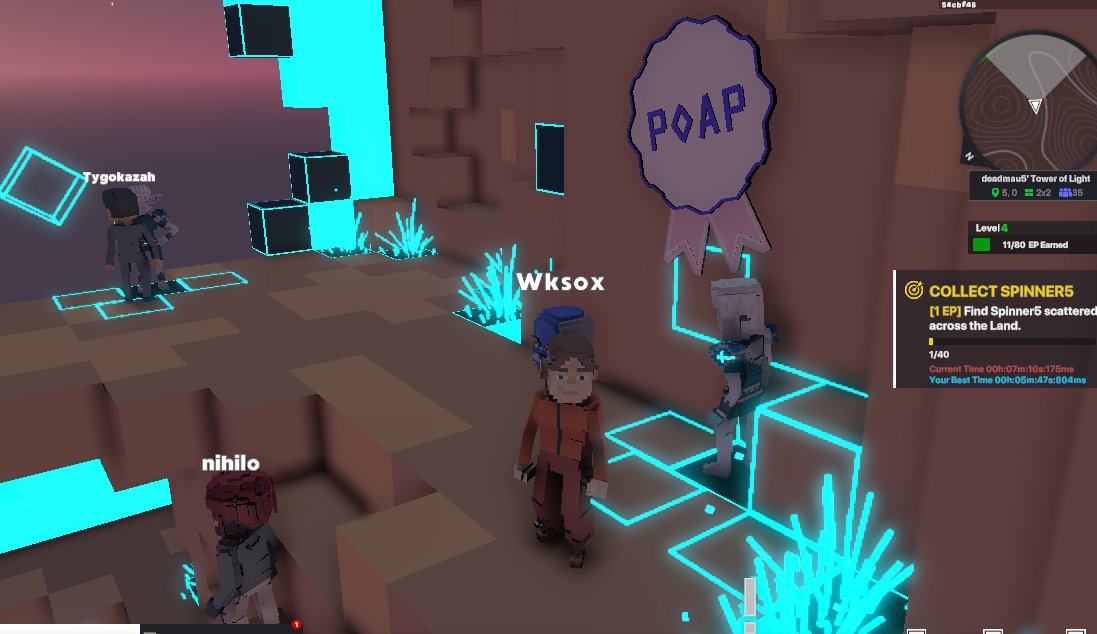 Dummm01's tweet photo. @TheSandboxGame @deadmau5 I just participated in the #SandboxAlphaS3Giveaway for a chance to win 500 SAND! Found George from the Metaglitch in @deadmau5's Tower of Light, check out my screenshot below!
👇 https://t.co/zaKiuvhW29