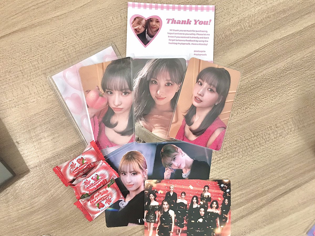 soobicartz's tweet photo. 💬 #soobidispatch…♡
@natzuprio #nytzproofs 𓂃🩰
୨୧ momo b1&2 pcs have come home! grabe excitement ko when unboxing. thank u for the yummy freebies and for the smooth transaction! till our next ‹3 https://t.co/O8v4VfGoKC