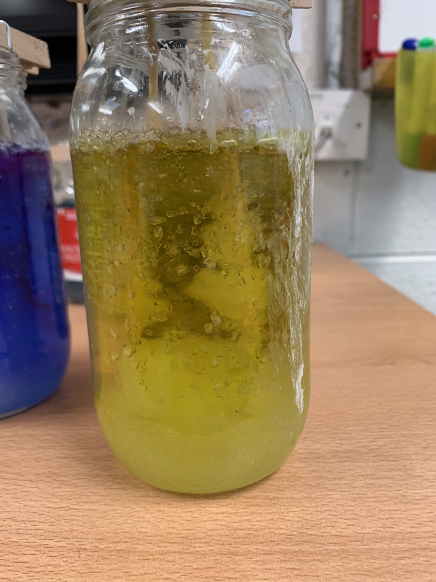 Update: On Day 3, significant sugar crystals have formed in many of the jars. They will be ready to eat very soon! 😄 <a href="/followstannes/">St. Anne's Mixed N.S.</a>