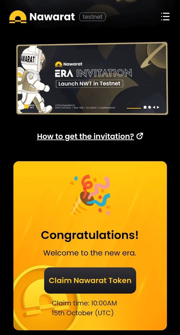 DAOs_TF's tweet photo. 😱Nawarat Invitation Code Giveaway
🎁20 Codes For 20 Lucky Winners (You Can Earn Tokens If You Have Code)🤑
✅Follow @DAOs_TF & @0xNawarat
✅Like,Retweet,Tag 3 Friends
✅Join - https://t.co/vsgQjdcJVQ
More Codes - https://t.co/dJ99XPtmc5
#Giveaway #nawarat #ERAinvitation
12H⏰ https://t.co/T1u6kfKVUF