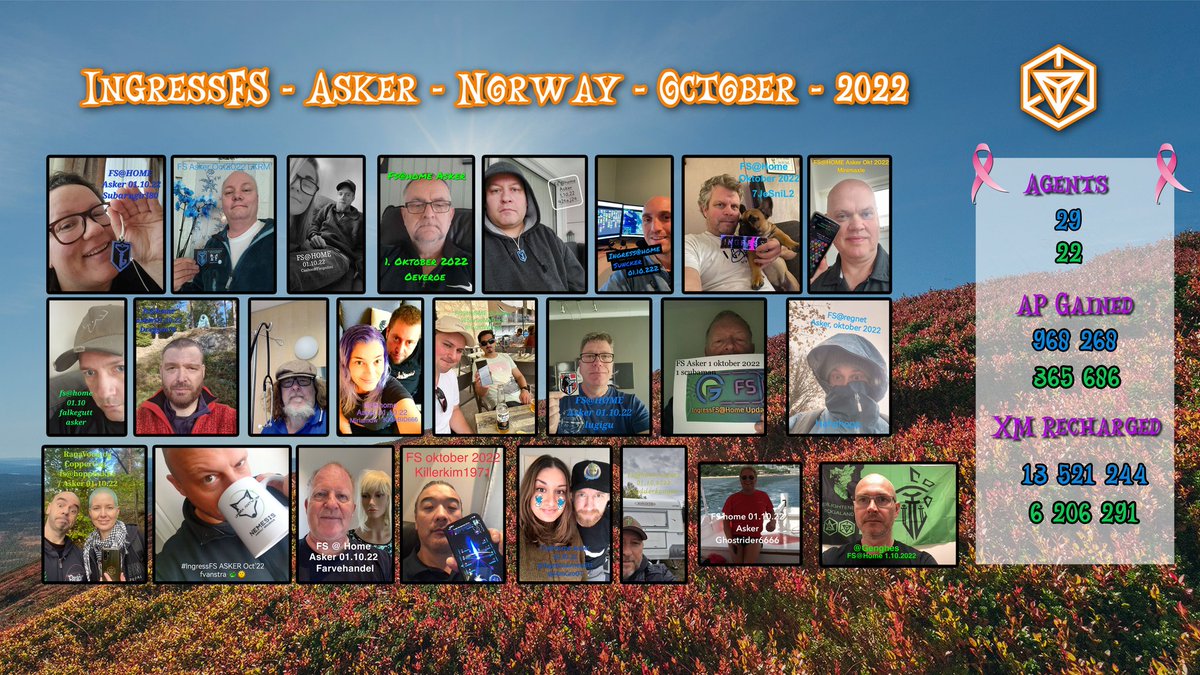 boffeliten's tweet photo. Thank you to all that attended this months IFS in Asker Norway. Like to join? See you next month?! #Ingress #XFac #IngressFS #FSAsker #IFS #NIA #Niantic #FirstSaturday #FirstSaturdayAsker #IngressPrime https://t.co/XjUid8a5Ia