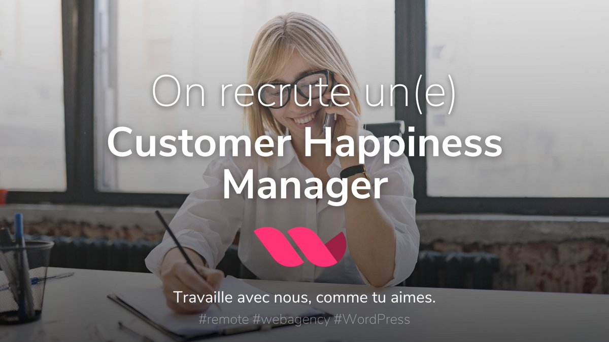 La satisfaction de nos clients est notre priorité 💓

C’est pourquoi nous recrutons un·e Customer Happiness Manager ! 😍

Si vous savez comprendre &amp; qualifier les besoins clients, que vous êtes passionné·e, polyvalent·e &amp; bon·ne communicant·e, postulez 👉 whodunit.fr/customer-happi…