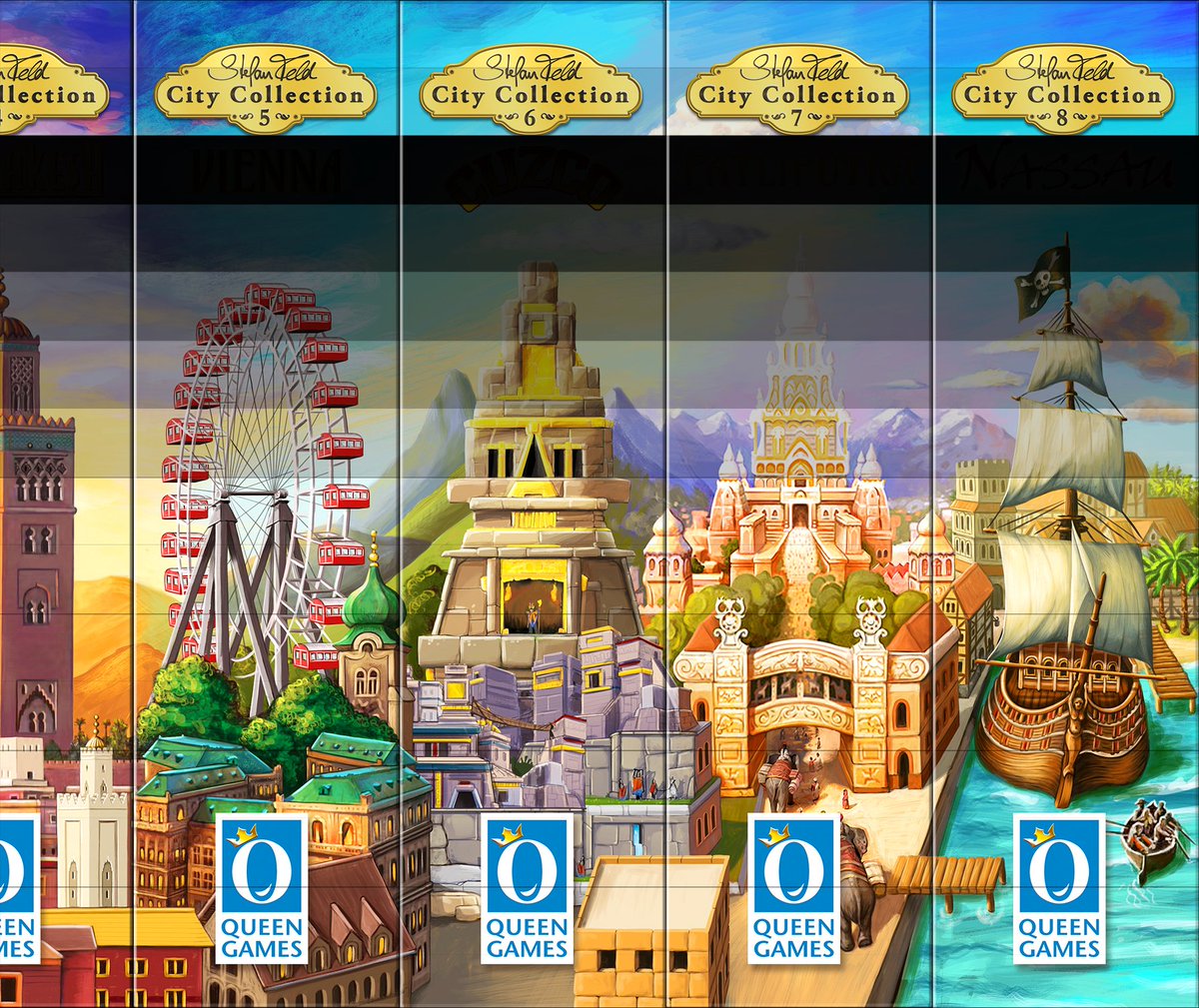 Na, erkennt ihr, was sich hinter der Stefan Feld City Collection Teil 7 und 8 verbringt?

Heute kommt die Auflösung 🥰

Oder fragt mal bei uns am Stand nach 😉

#spiel22 Halle 3 😊

#brettspielneuheiten #sfcc ##brettspielliebe #brettspiel #bgg