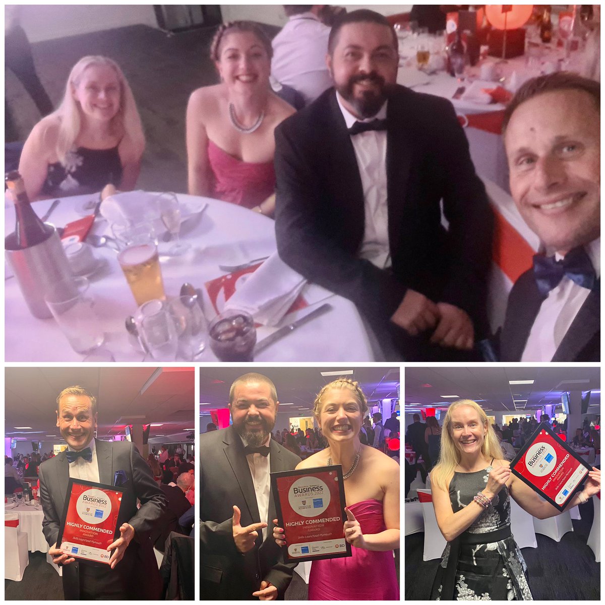 What a fantastic event the #PlymouthLiveBusinessAwards was! 

We are proud to have been highly commended by the panel for our innovation in setting up our city-wide partnership that supports the Plymouth people to access skills, training, education, careers and jobs.