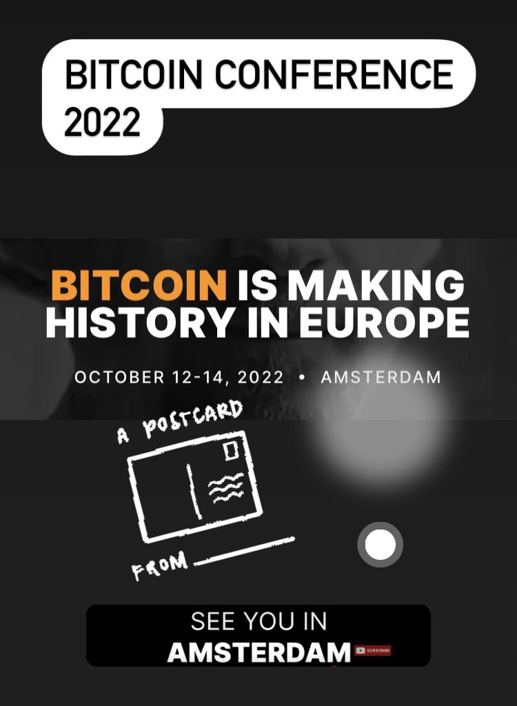 Mahalo57's tweet photo. #Bitcoin #Bitcoinconference2022 #cryptocurrency #Amsterdam🇳🇱 Visit the Bitcoin Conference in Amsterdam https://t.co/MeB7Ri2BLS