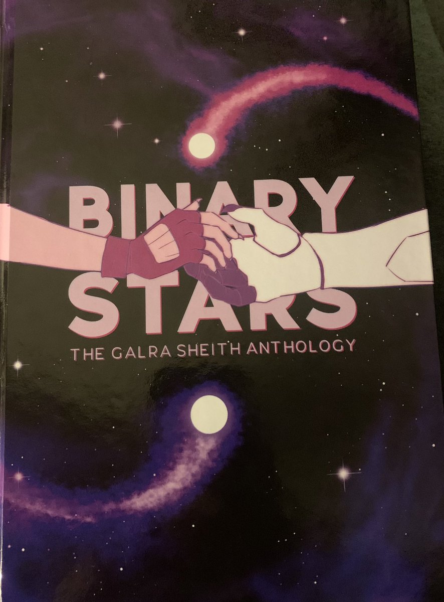 So happy I was able to buy my very first Sheith zine! Ty <a href="/GalraSheithZine/">Binary Stars | Finished</a>  for your leftover sale! 💜 I needed this lil bit of Sheith happiness in my life rn 💜