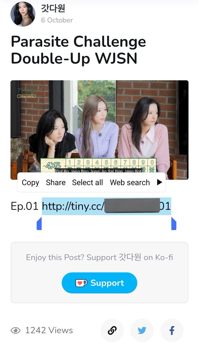 naneun_gemini's tweet photo. here if you still confused how to watch it:

1. open the link
2. there's another link, you just need to copy-paste the link to chrome/safari (1st pic)
3. wait until like this (2nd pic) after that just click (▶️). done! https://t.co/2yWJiuquZf