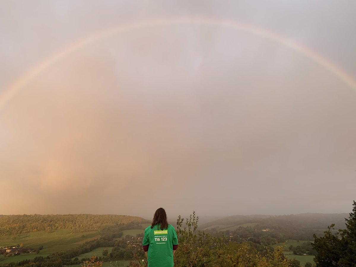 Walking with memories of loved ones lost in support of the incredible work @samaritans do to be there for anyone struggling to cope. #boxhill #dawnwalk