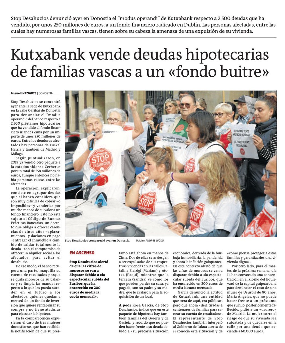 ✔️Kutxabank diru publikoarekin sortu zen
✔️Kutxabanken akzio guztiak hiru fundazioen esku daude
✔️Hiru fundazio horien zuzendaritzak PNVren esku daude
✔️Kutxabank ez da banku pribatu bat, PNVk hori sinestarazi nahi badigu ere
✔️Hau lotsagarria da 👇👇👇
#PNVBasqueNeoliberalism