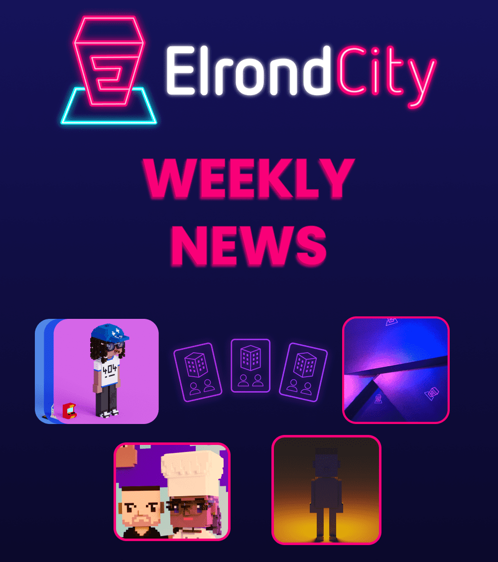 ElrondCity's tweet photo. Happy Friday Citizens, and welcome to this new edition of the Elrond City News! 📰 https://t.co/A7NyHFglA8