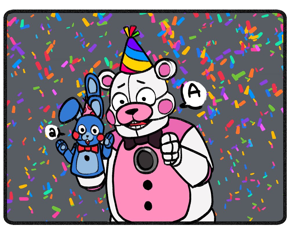 FuntimeOzzy's tweet image. Happy anniversary FNAF Sister Location #fnaf #fnafsisterlocation #funtimefreddy #michaelafton #bonbonfnaf #fnafsl