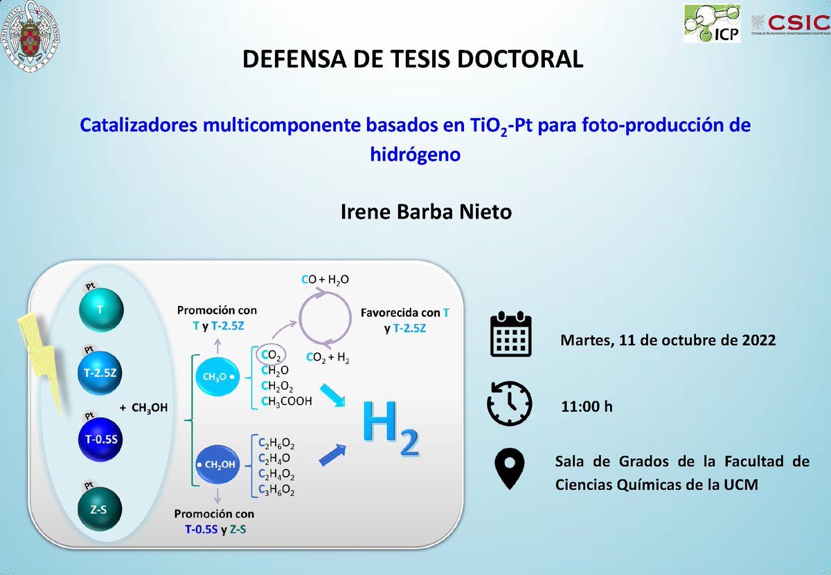 Próxima lectura de Tesis Doctoral en nuestro Instituto 
<a href="/DPE_CSIC/">Postgrado CSIC</a> <a href="/DLGMA_CSIC/">Delegación Institucional del CSIC en Madrid</a> <a href="/unicomplutense/">Complutense</a> <a href="/quimicasUCM/">Facultad de Químicas UCM</a> <a href="/CSIC/">CSIC</a> <a href="/Ireirenitta/">Irene</a>