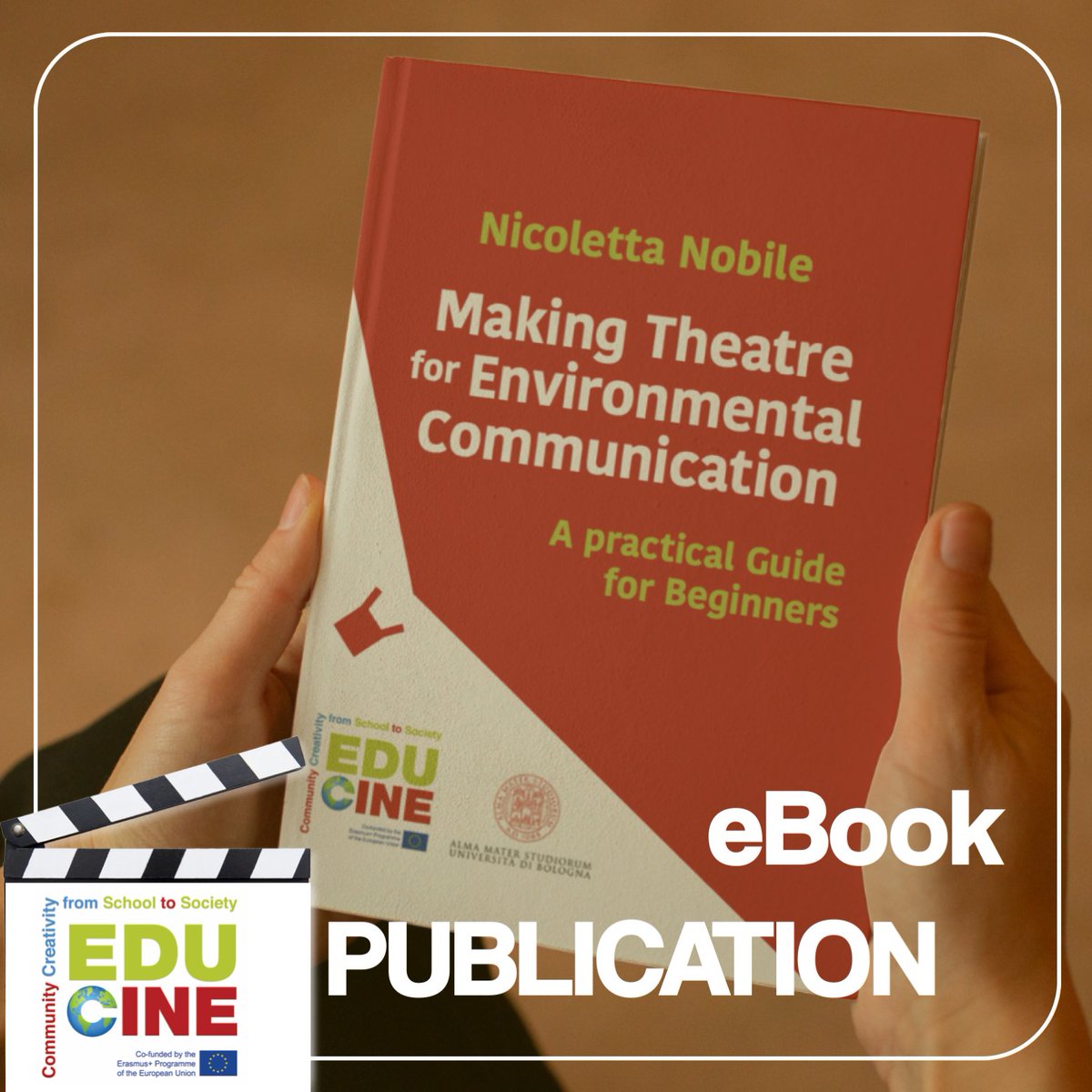 EduCinemaCTA's tweet photo. 🎬 In 'Making theatre for Environmental Education'  Dr. Nobile illustrates the process of making theatre, from its pedagogical perspective to its political nature.  

👉 Ebook available at: https://t.co/VudGaeki0Y https://t.co/fHWLXLXVxD